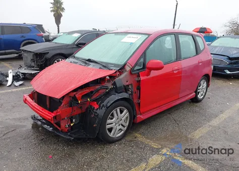 2008 Honda Fit Sport from USA, damaged, VIN JHMGD38638S008010
